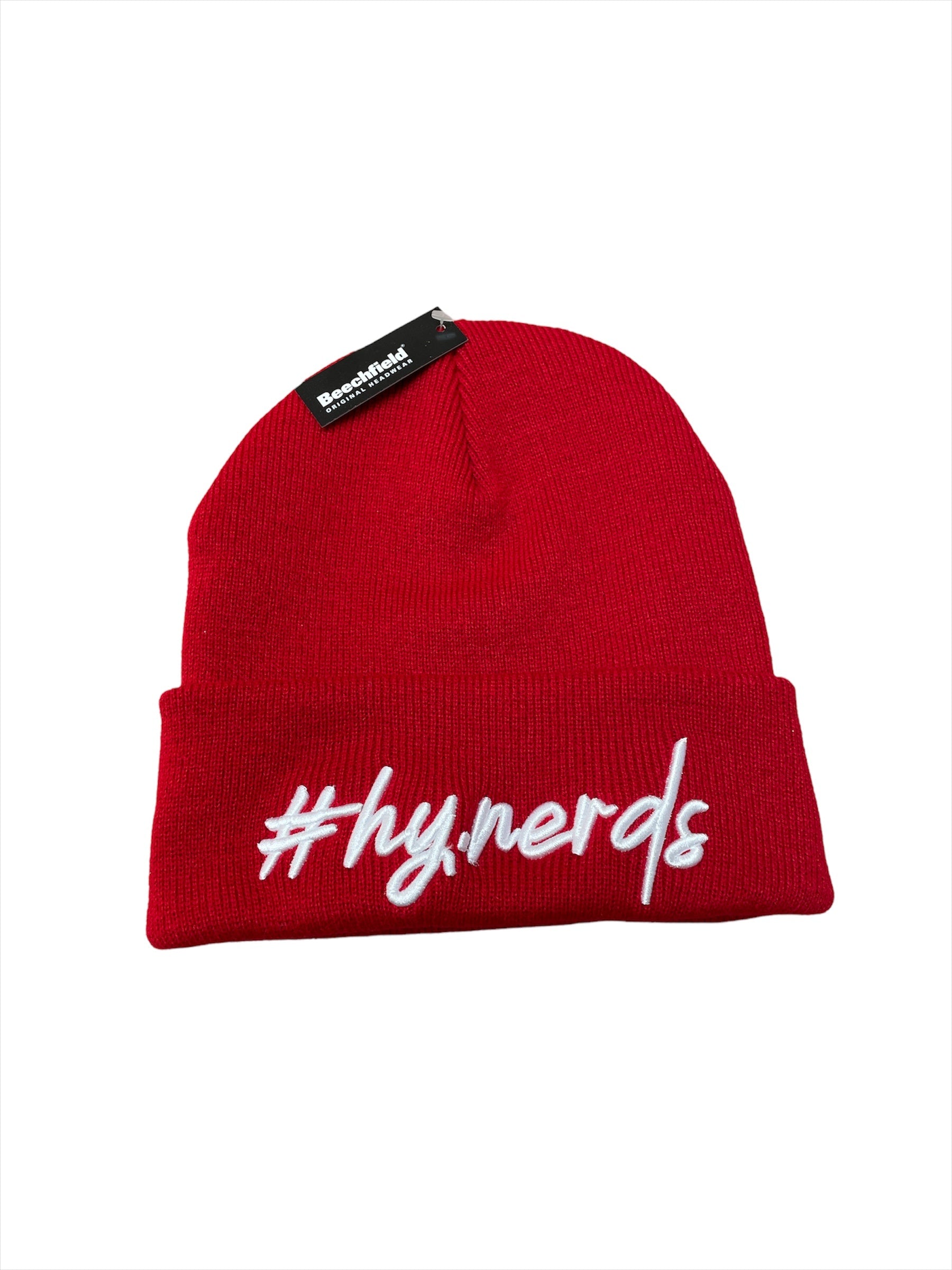Fisher Red Hat Beanie