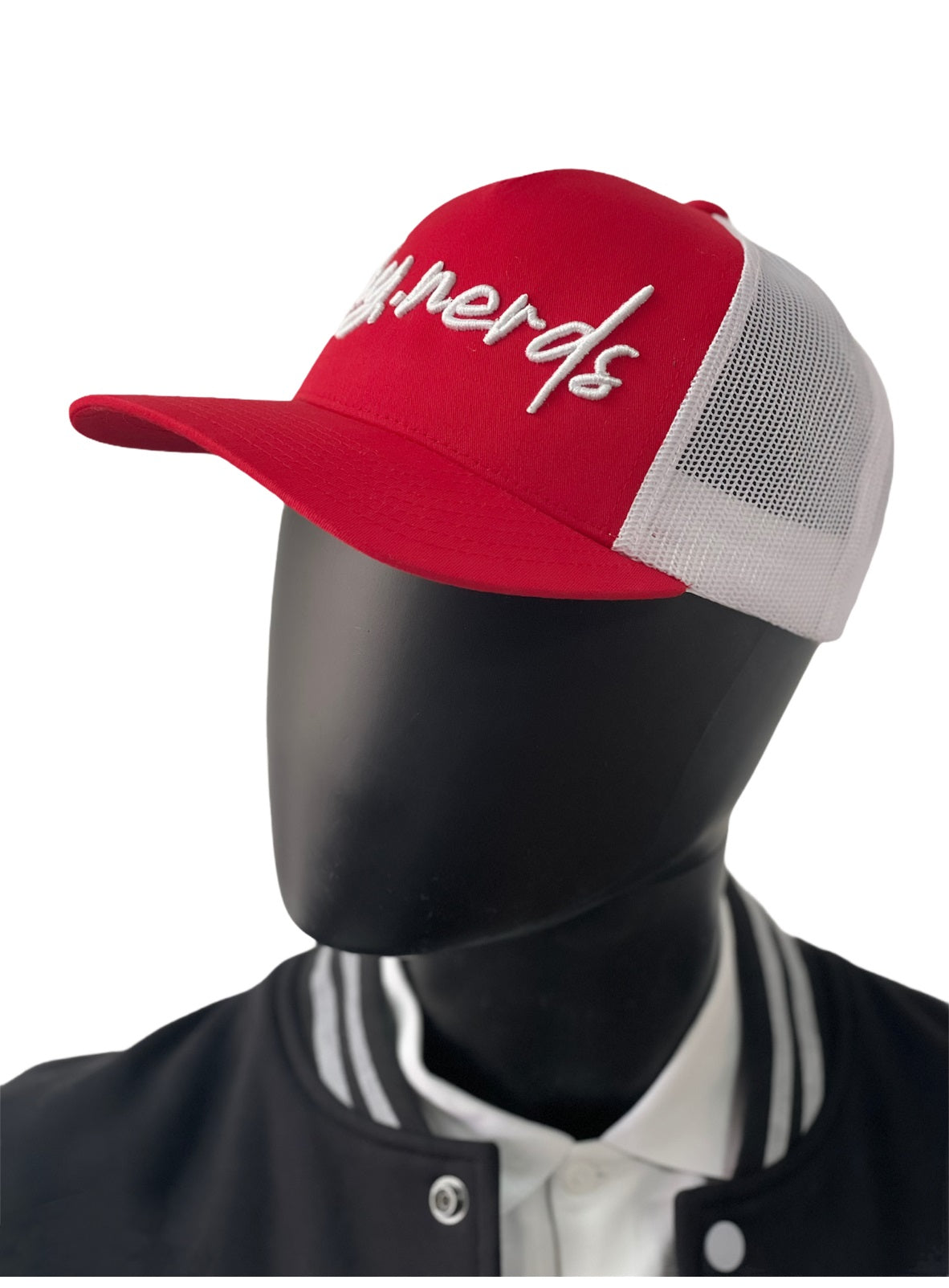 Nerds Freaky Red Cap Red/White Trucker
