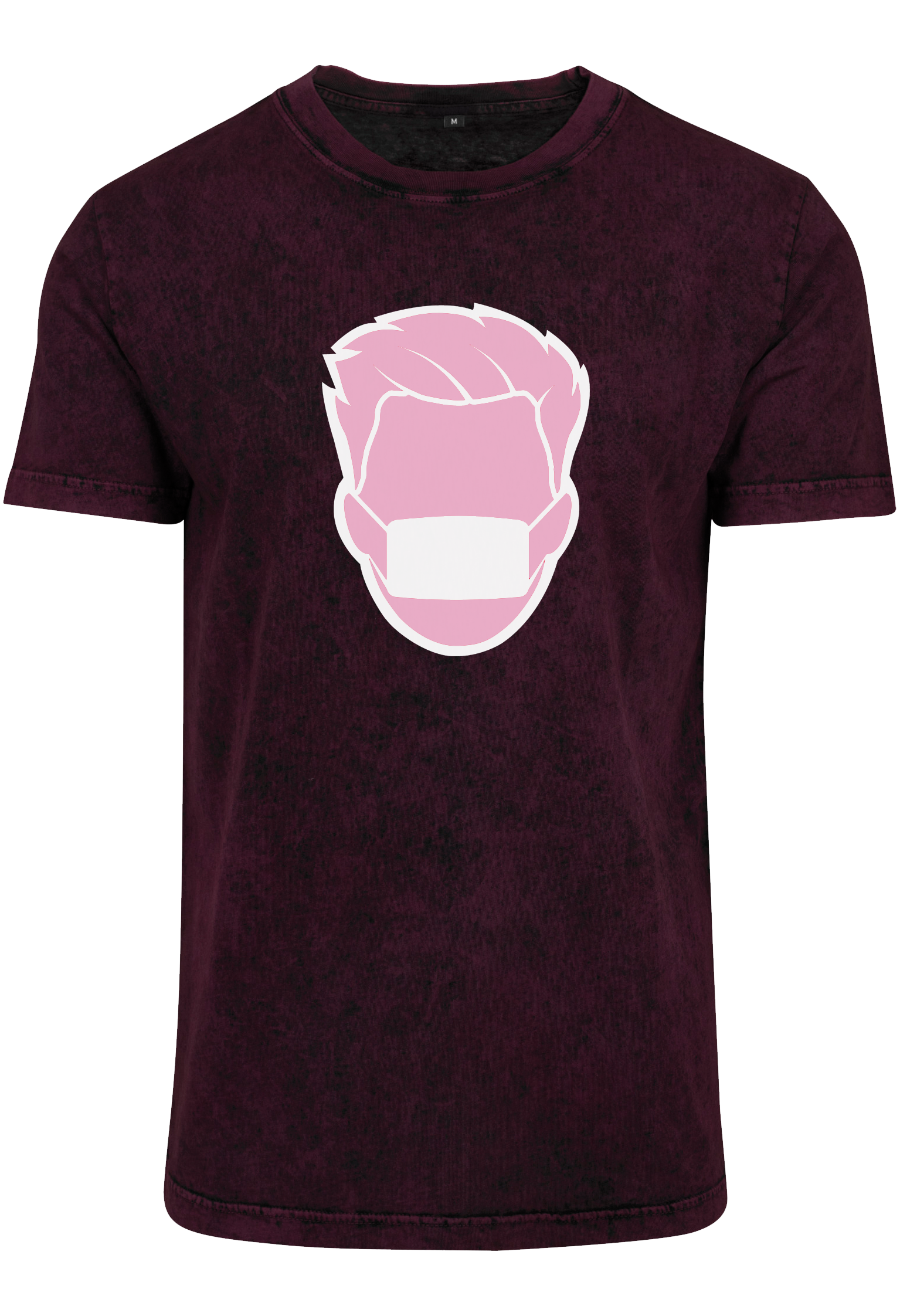 Pink Washed Busa berry black T-Shirt